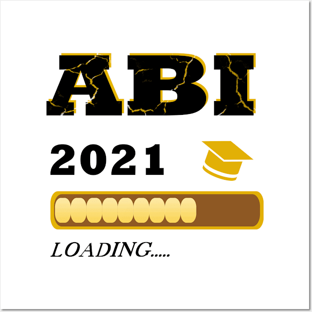 ABI 2021 loading Akku Balken Wall Art by JG0815Designs